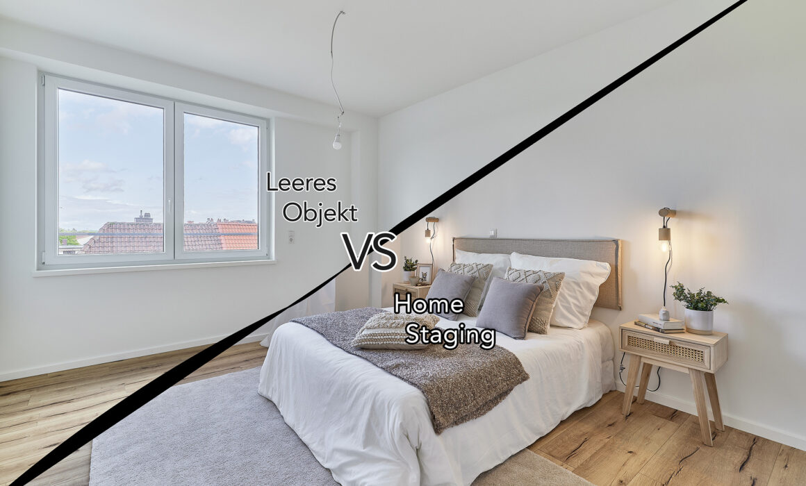 ImmoPixels - Home Staging vorher - Nacher